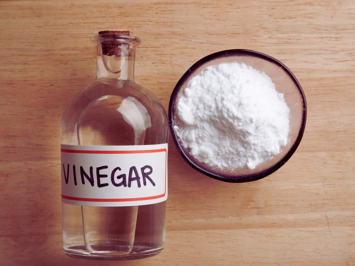 vinegar and baking soda