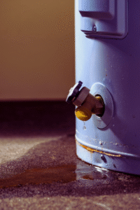 Leaking water heater